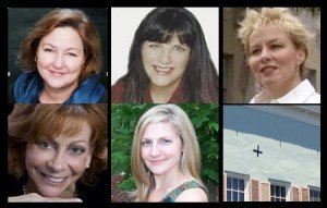 PubSmart的制作团队(从左上起)是Kathy Meis、Shari Stauch、Brenda McClain、Jacqueline Gum和Kendra Haskins。
