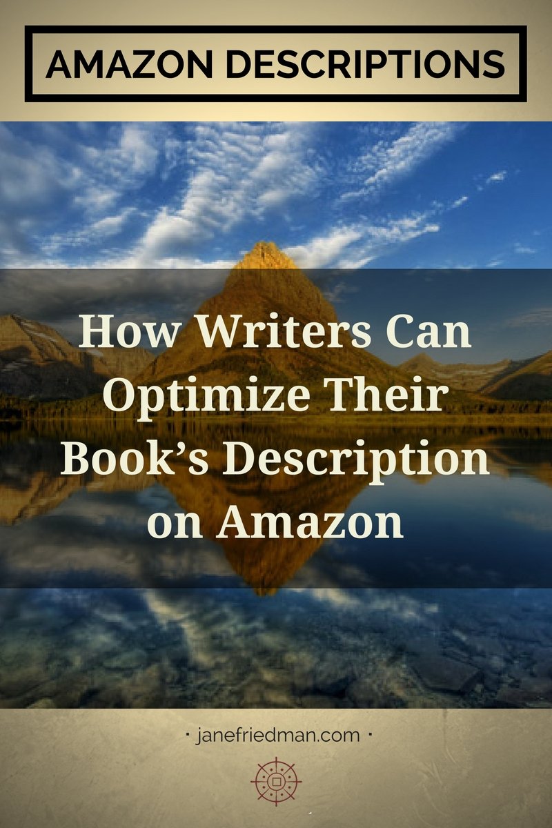 c·s·拉金在亚马逊描述网站上写道:“如果你是一名作家，你可能不喜欢把自己出版的书看作产品，但它们就是产品。书籍产品页面上的描述部分是你拥有的最重要的销售工具。”