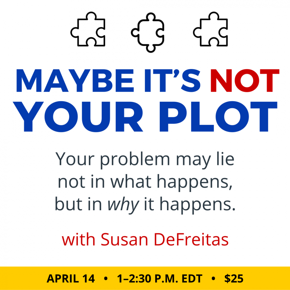 也许不是您与Susan Defreitas的情节。$ 25网络研讨会。2022年4月14日，星期四。下午1点到下午2:30东。